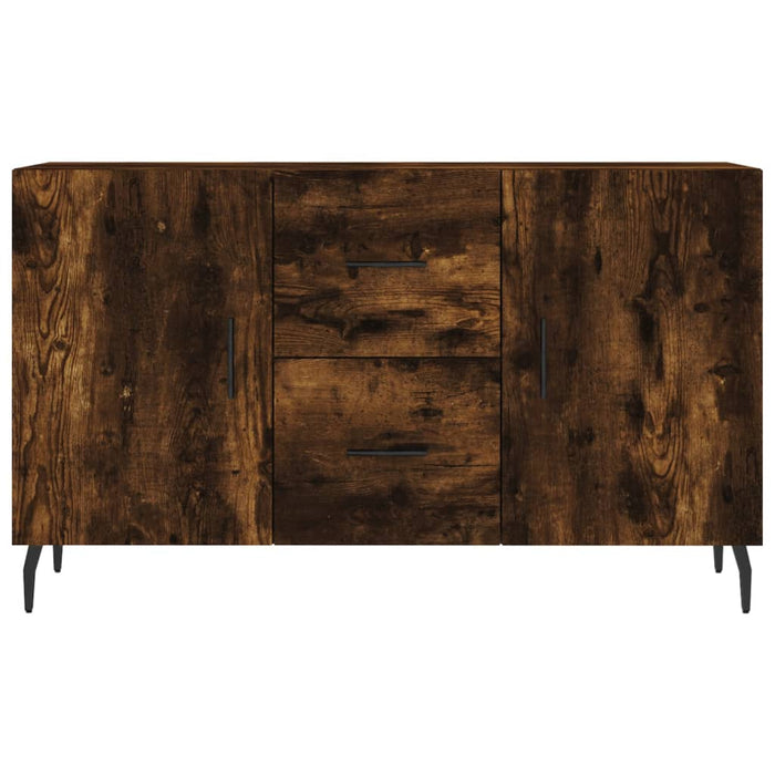 Credenza Rovere Fumo 100x36x60 cm in Legno Multistrato 828193