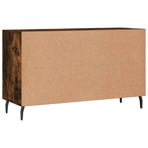 Credenza Rovere Fumo 100x36x60 cm in Legno Multistrato 828193