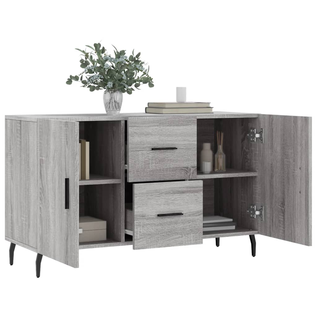 Credenza Grigio Sonoma 100x36x60 cm in Legno Multistrato 828194