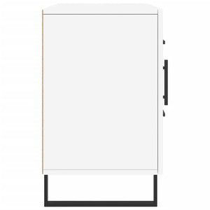 Credenza Bianca 100x36x60 cm in Legno Multistrato