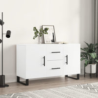 Credenza Bianca 100x36x60 cm in Legno Multistrato 828196
