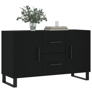 Credenza Nera 100x36x60 cm in Legno Multistrato 828197