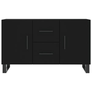 Credenza Nera 100x36x60 cm in Legno Multistrato 828197