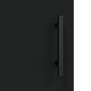 Credenza Nera 100x36x60 cm in Legno Multistrato 828197