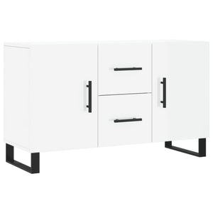 Credenza Bianco Lucido 100x36x60 cm in Legno Multistratocod mxl 80053