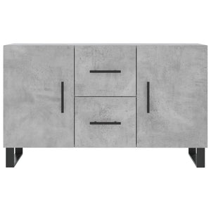 Credenza-Buffet-Armadio da cucina Grigio Cemento 100x36x60 cm in Legno Multistrato