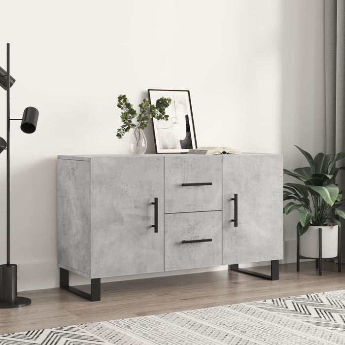 Credenza Grigio Cemento 100x36x60 cm in Legno Multistratocod mxl 103937