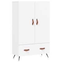 Credenza Bianca 69,5x31x115 cm in Legno Multistrato 828204