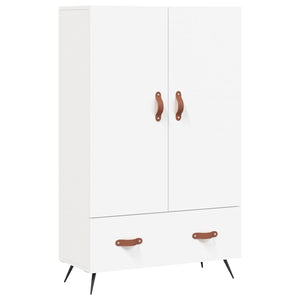Credenza Bianca 69,5x31x115 cm in Legno Multistrato 828204