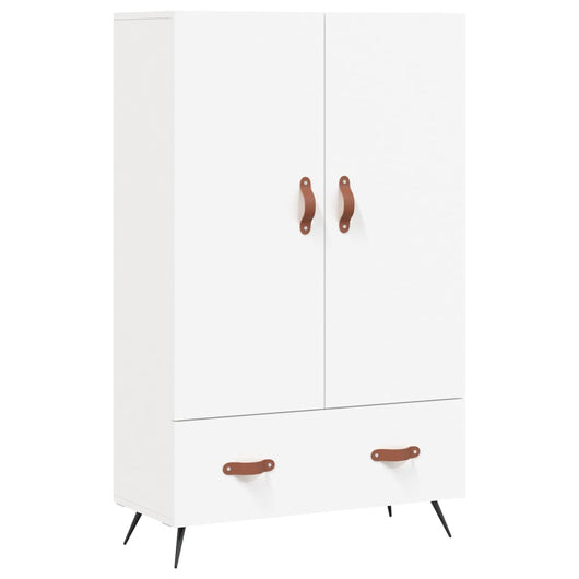 Credenza Bianca 69,5x31x115 cm in Legno Multistrato 828204
