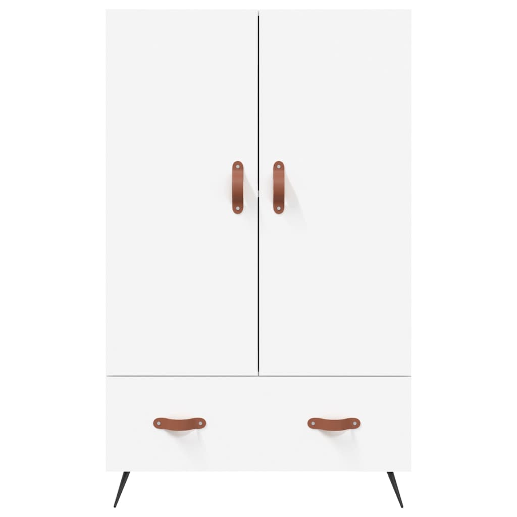Credenza Bianca 69,5x31x115 cm in Legno Multistrato 828204