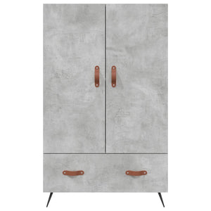 Credenza Grigio Cemento 69,5x31x115 cm in Legno Multistrato 828208