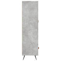 Credenza Grigio Cemento 69,5x31x115 cm in Legno Multistrato 828208