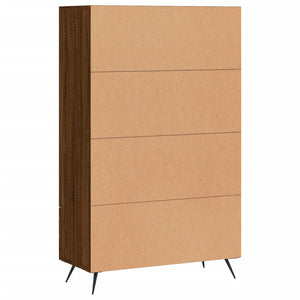 Credenza Rovere Marrone 69,5x31x115 cm in Legno Multistrato 828211