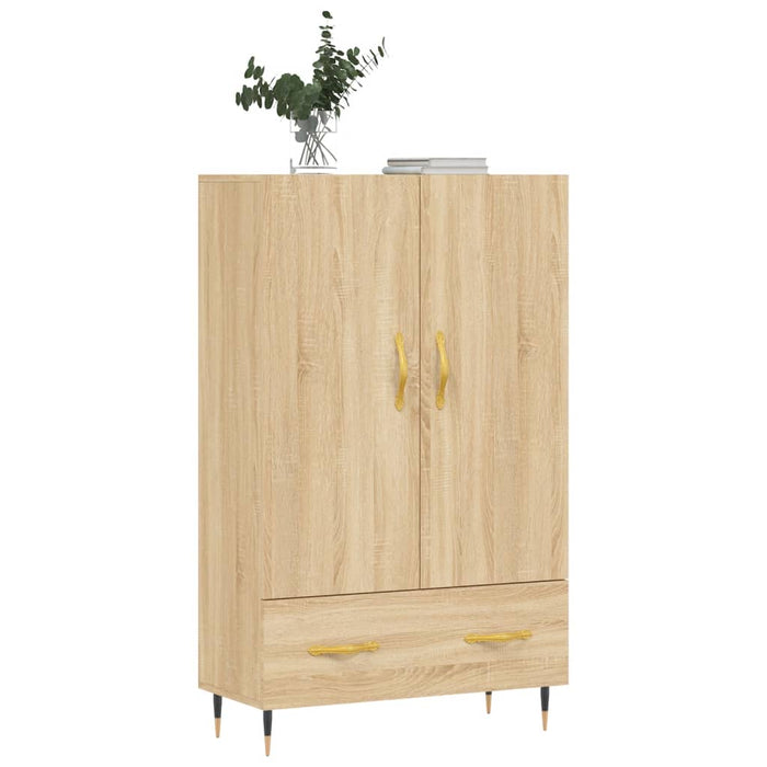 Credenza Rovere Sonoma 69,5x31x115 cm in Legno Multistrato 828215