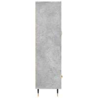 Credenza Grigio Cemento 69,5x31x115 cm in Legno Multistrato 828216