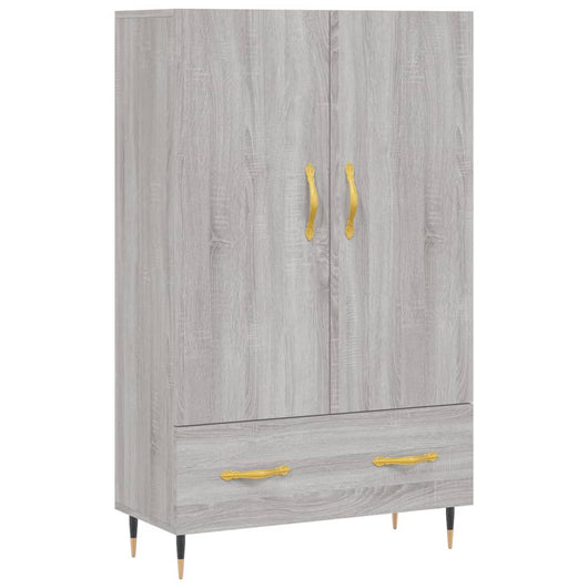 Credenza Grigio Sonoma 69,5x31x115 cm in Legno Multistrato 828218