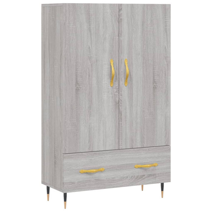 Credenza Grigio Sonoma 69,5x31x115 cm in Legno Multistratocod mxl 128763