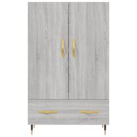 Credenza Grigio Sonoma 69,5x31x115 cm in Legno Multistrato 828218