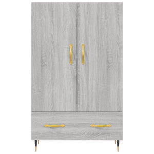 Credenza Grigio Sonoma 69,5x31x115 cm in Legno Multistrato 828218
