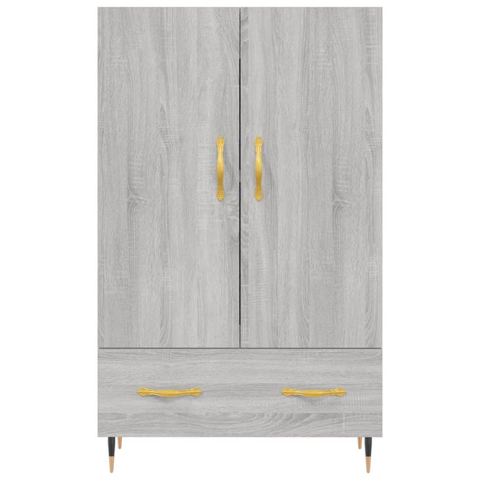 Credenza Grigio Sonoma 69,5x31x115 cm in Legno Multistrato 828218
