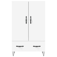 Credenza Bianca 69,5x31x115 cm in Legno Multistrato 828228