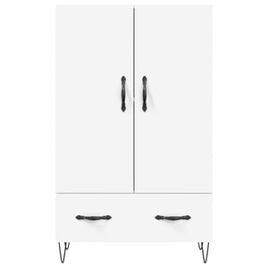 Credenza Bianca 69,5x31x115 cm in Legno Multistrato 828228