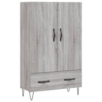 Credenza Grigio Sonoma 69,5x31x115 cm in Legno Multistrato 828234