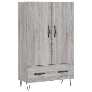 Credenza Grigio Sonoma 69,5x31x115 cm in Legno Multistrato 828234