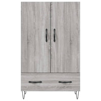 Credenza Grigio Sonoma 69,5x31x115 cm in Legno Multistrato 828234