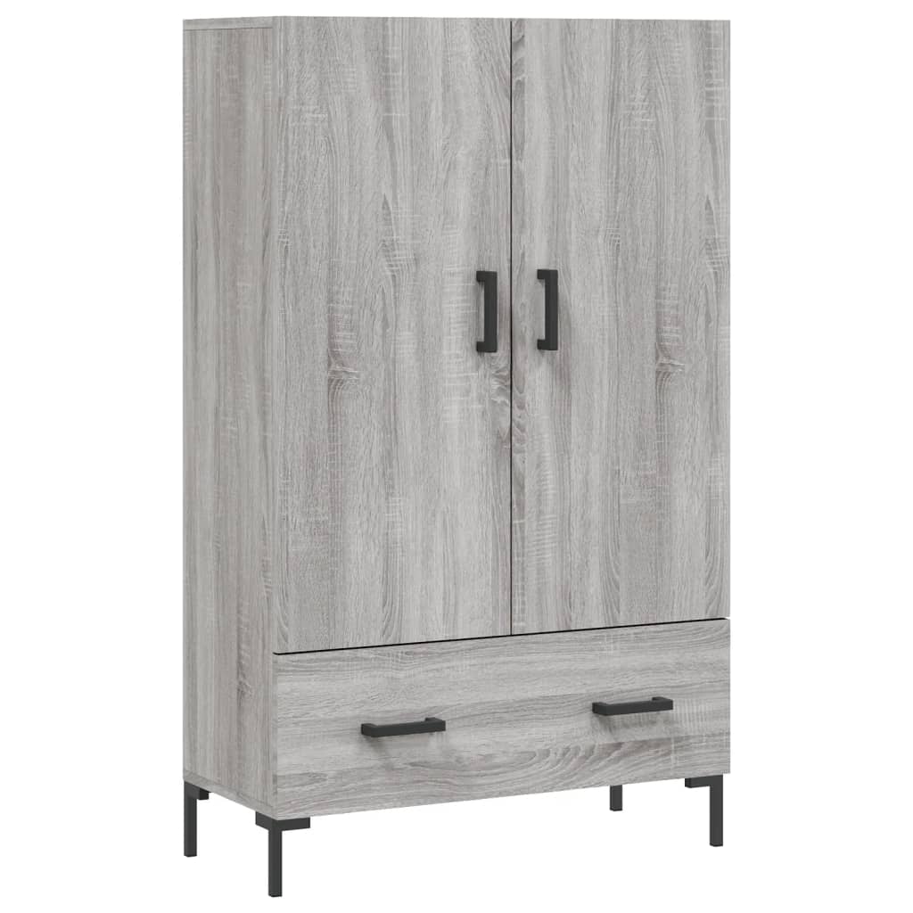 Credenza Grigio Sonoma 69,5x31x115 cm in Legno Multistrato 828242