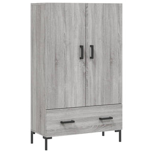 Credenza Grigio Sonoma 69,5x31x115 cm in Legno Multistrato 828242