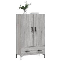 Credenza Grigio Sonoma 69,5x31x115 cm in Legno Multistrato 828242
