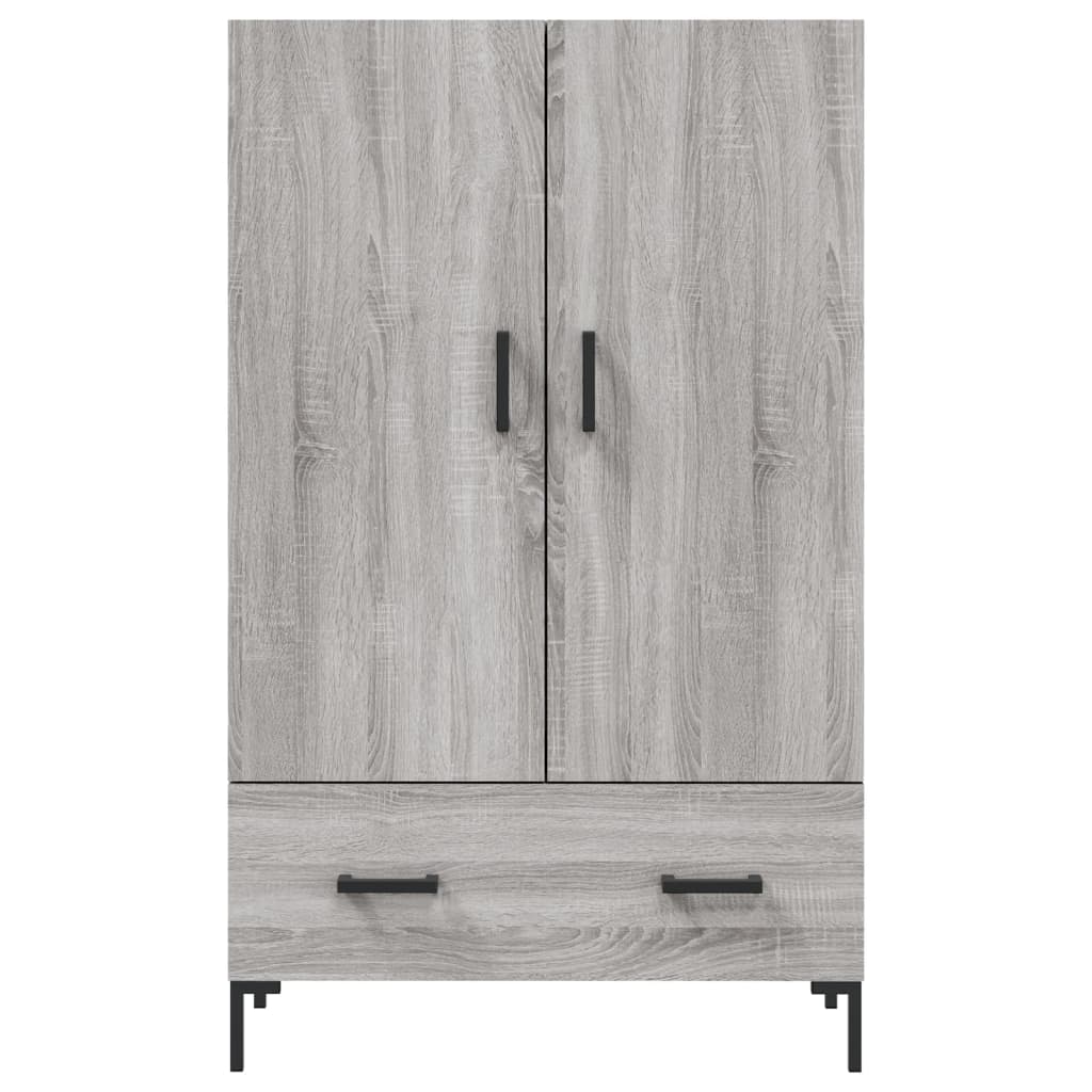 Credenza Grigio Sonoma 69,5x31x115 cm in Legno Multistrato 828242