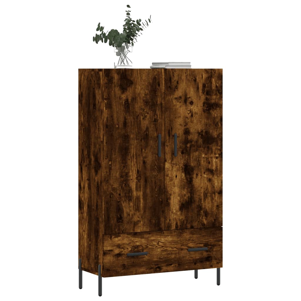Credenza Rovere Fumo 69,5x31x115 cm in Legno Multistrato 828249