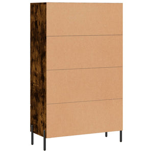 Credenza Rovere Fumo 69,5x31x115 cm in Legno Multistrato 828249