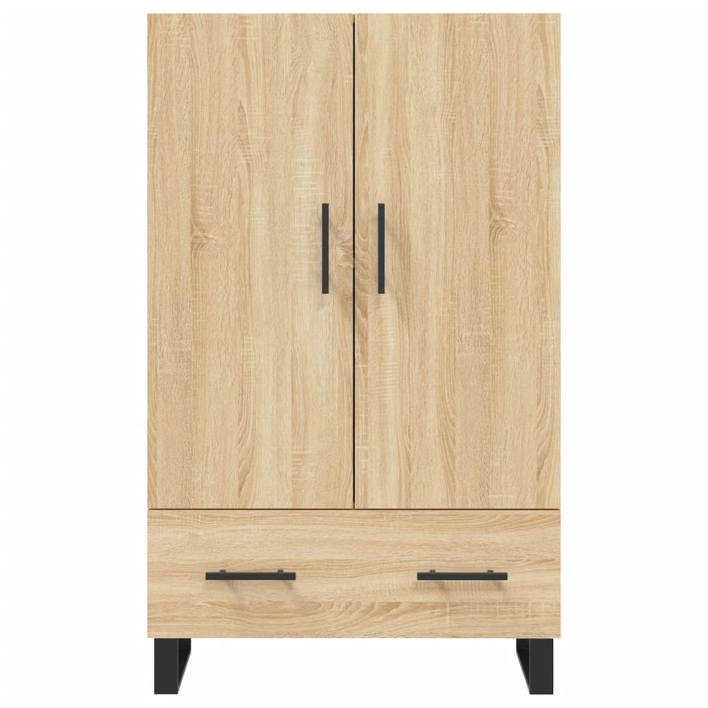 Credenza cassettiera mobile contenitore organizer cucina soggiorno salotto alto sonoma 695 x 31 x 115 cm legno ingegnerizzato marrone 02_0034096