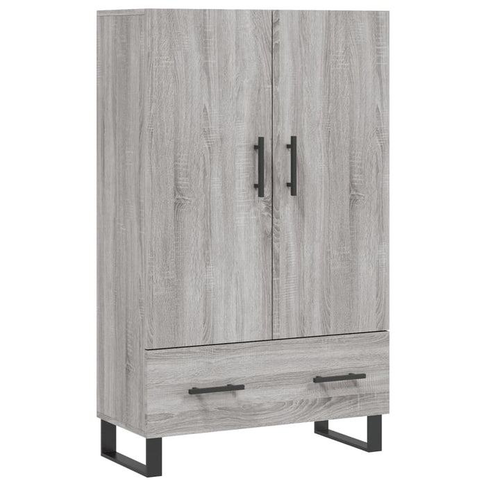 Credenza Grigio Sonoma 69,5x31x115 cm in Legno Multistrato 828266