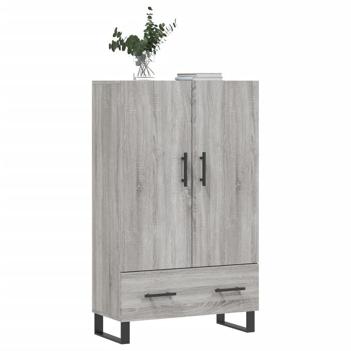 Credenza Grigio Sonoma 69,5x31x115 cm in Legno Multistratocod mxl 128766