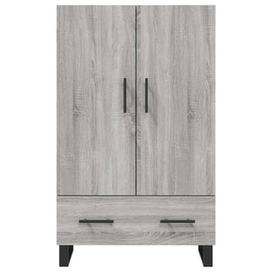 Credenza Grigio Sonoma 69,5x31x115 cm in Legno Multistrato 828266