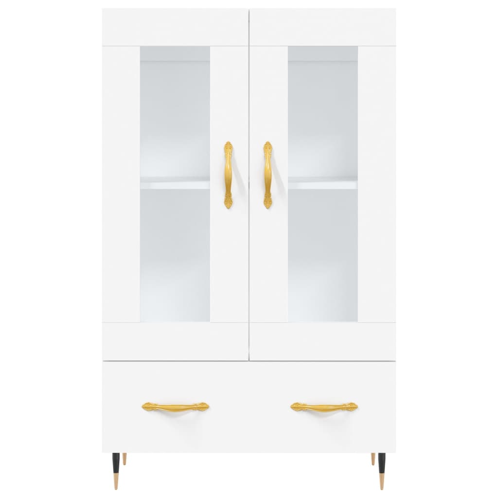 Credenza Bianca 69,5x31x115 cm in Legno Multistrato 828276