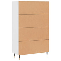 Credenza Bianca 69,5x31x115 cm in Legno Multistrato 828276