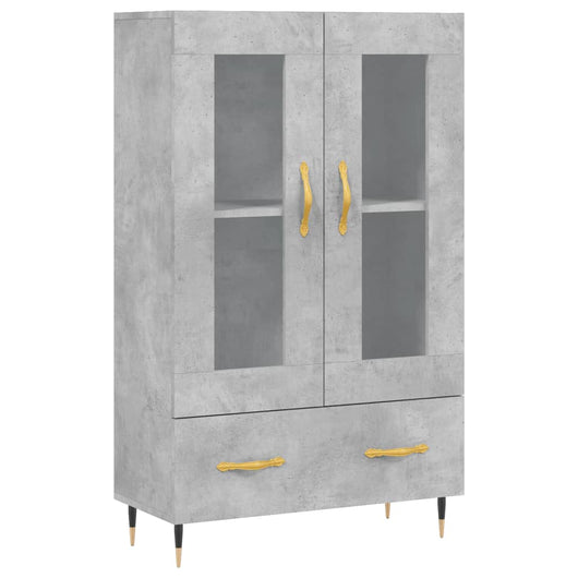 Credenza Grigio Cemento 69,5x31x115 cm in Legno Multistratocod mxl 103947