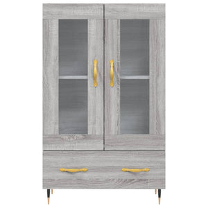 Credenza Grigio Sonoma 69,5x31x115 cm in Legno Multistrato 828282