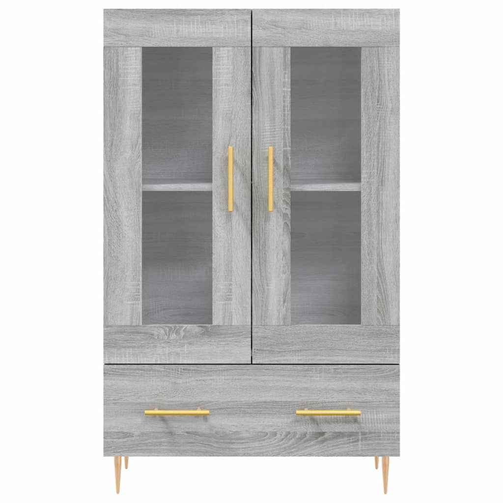 vidaXL Credenza Grigio Sonoma 69,5x31x115 cm in Legno Multistrato