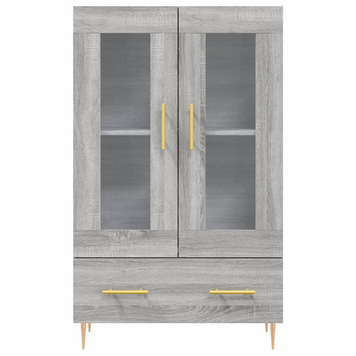 vidaXL Credenza Grigio Sonoma 69,5x31x115 cm in Legno Multistrato