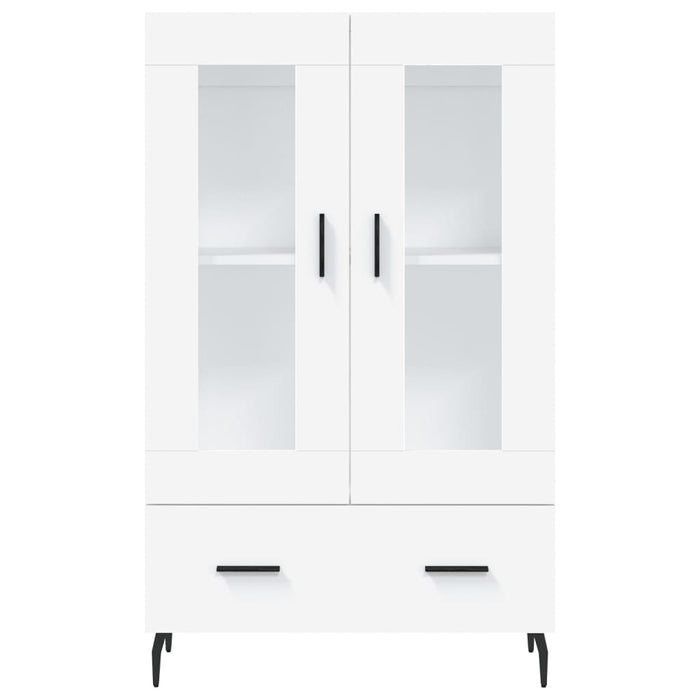 Credenza Bianca 69,5x31x115 cm in Legno Multistrato 828316