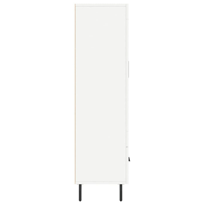 Credenza Bianca 69,5x31x115 cm in Legno Multistrato 828316