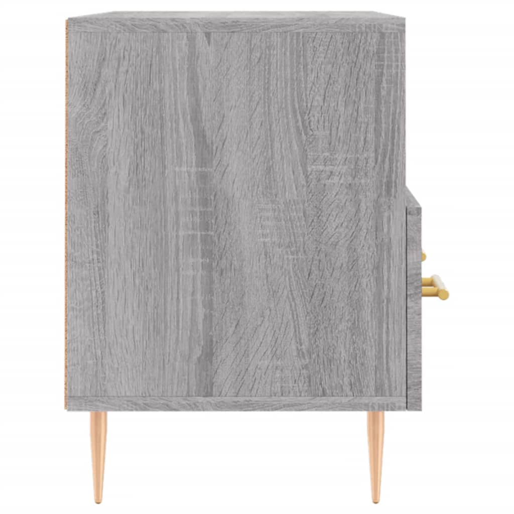 Mobile Porta TV Grigio Sonoma 80x36x50 cm in Legno Multistrato 828962