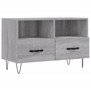 Mobile Porta TV Grigio Sonoma 80x36x50 cm in Legno Multistratocod mxl 80911